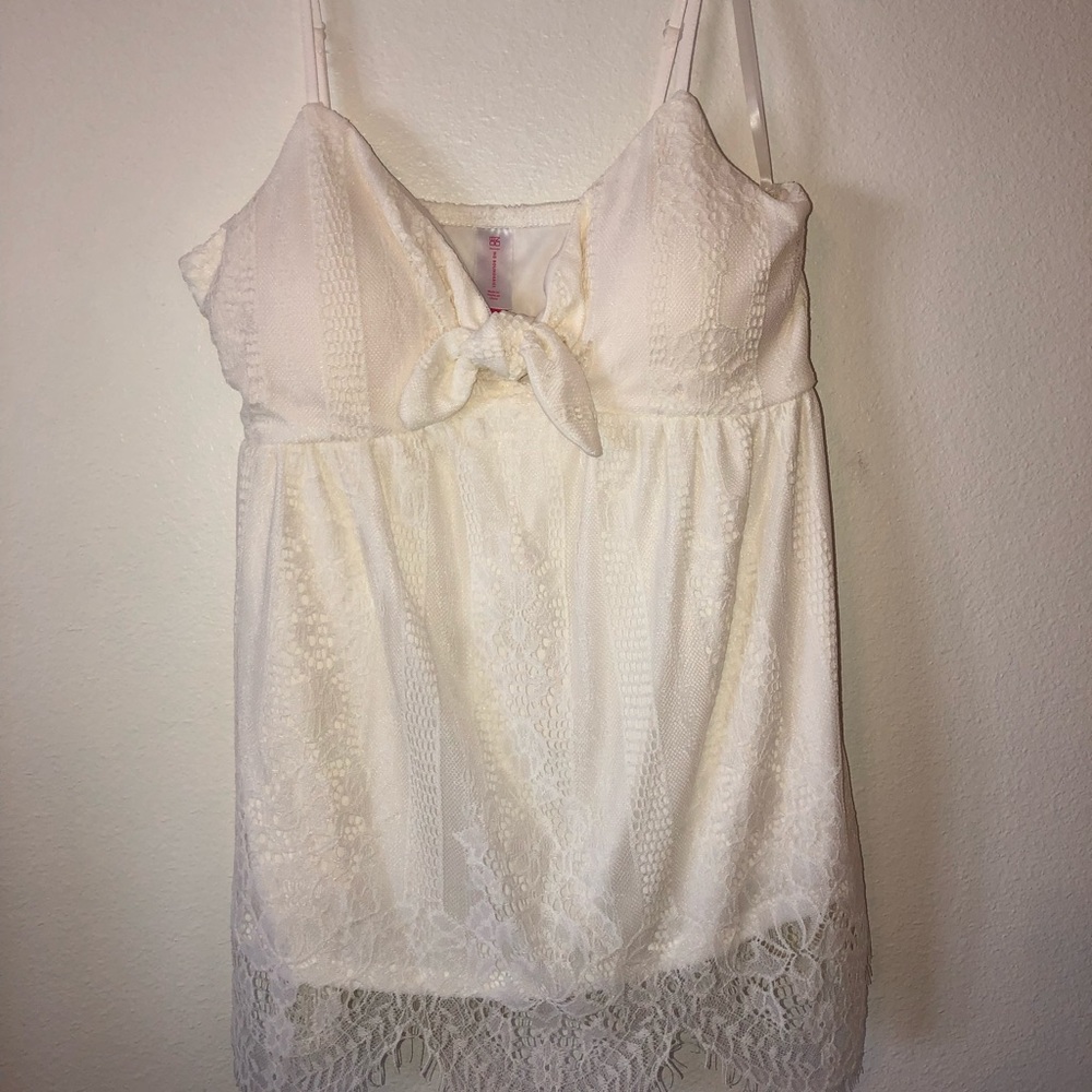 Lace tank top